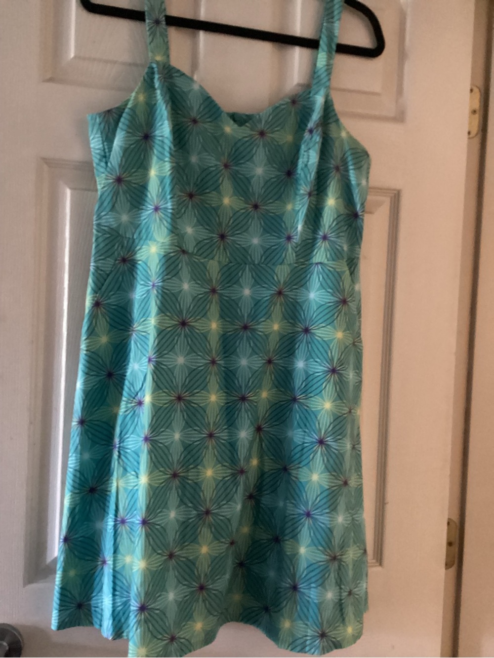 Cherry Velvet sundress 100% Cotton size L